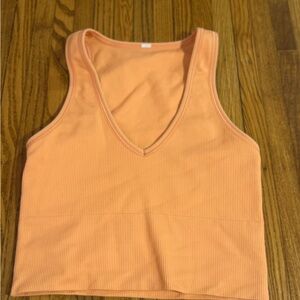 Athleta women’s Peach Ribbed tank top - size XS - perfect condition